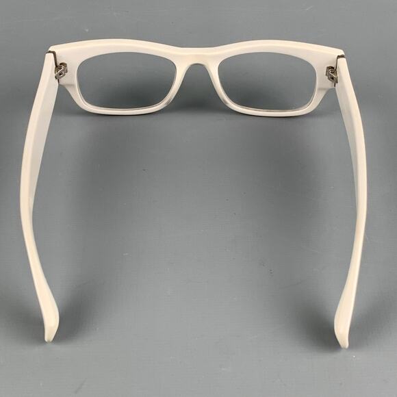 LINDA FARROW Luxe Light Gray Acetate Frames - Picture 3 of 6